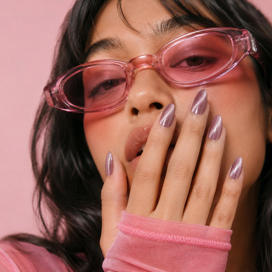 Lilac, the Promore Sparkler - Cateye Magnetic Nail Polish Non-UV, Quick Air-Dry Nail Paint
