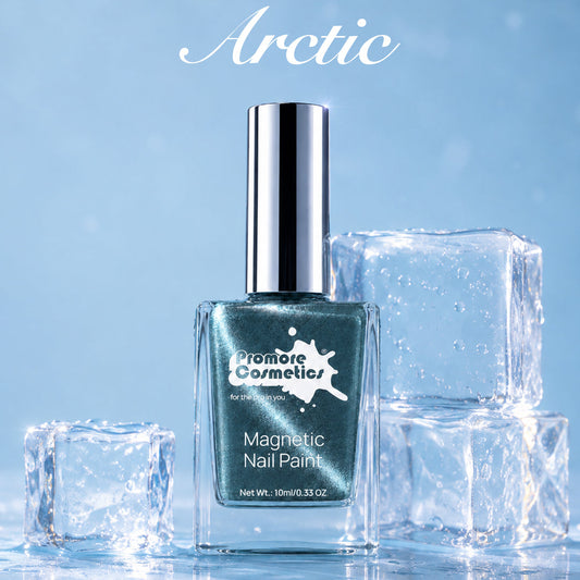 Arctic, the Promore Sparkler - Magnetic Nail Paint (Cat-Eye Effect, Non-UV, Quick-Dry)