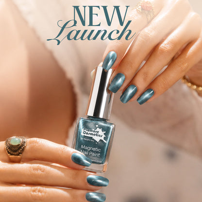 Arctic, the Promore Sparkler - Magnetic Nail Paint (Cat-Eye Effect, Non-UV, Quick-Dry)