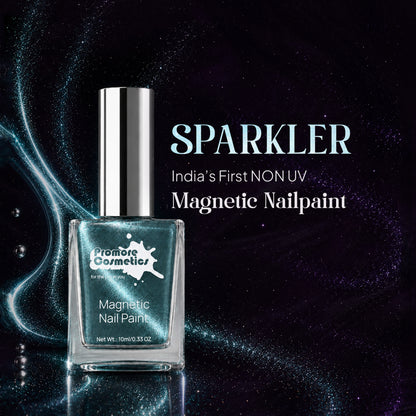 Arctic, the Promore Sparkler - Magnetic Nail Paint (Cat-Eye Effect, Non-UV, Quick-Dry)