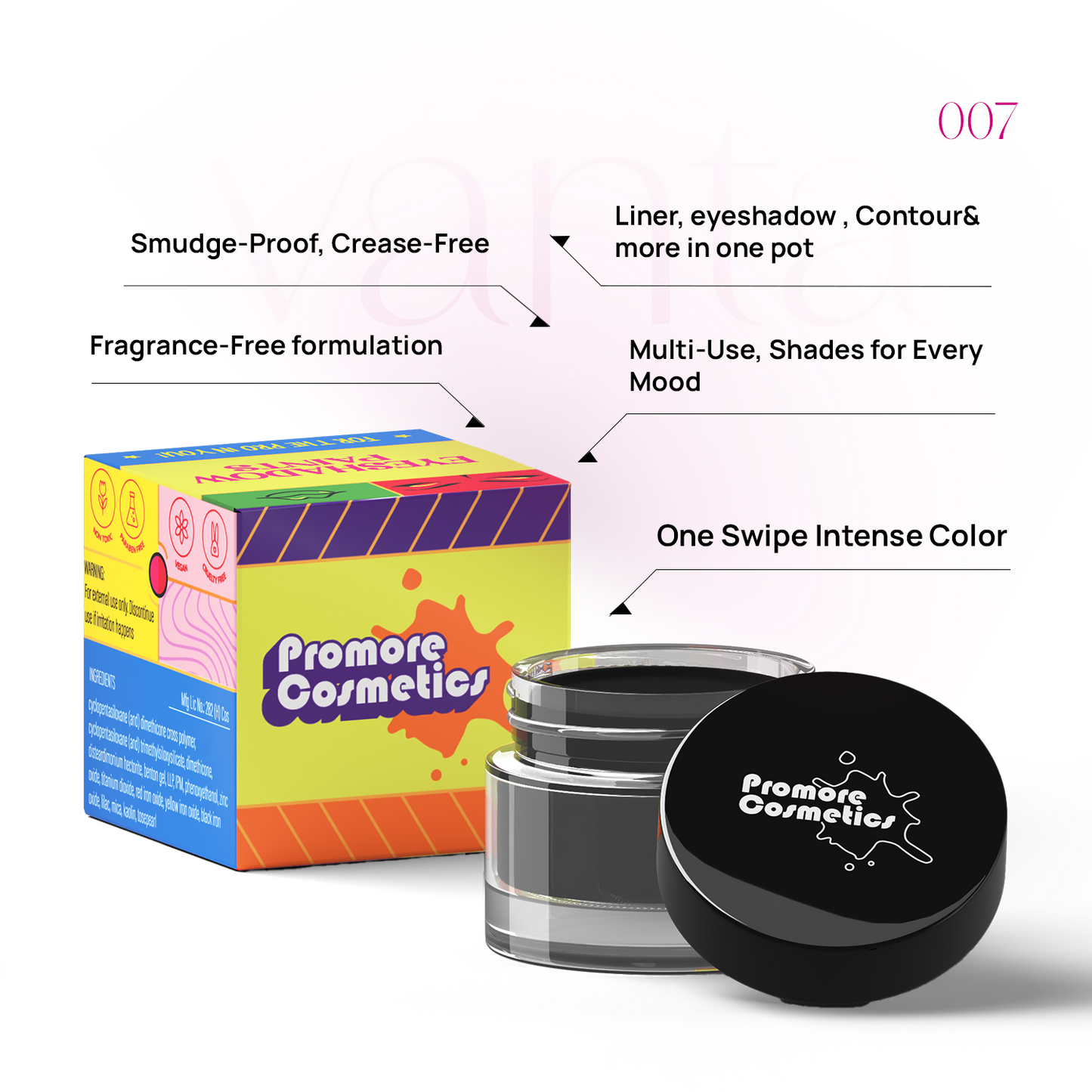 Vanta - Ultra Pigmented Multi-Use Eye Paint (Crease-Resistant, Long-Wear Formula)