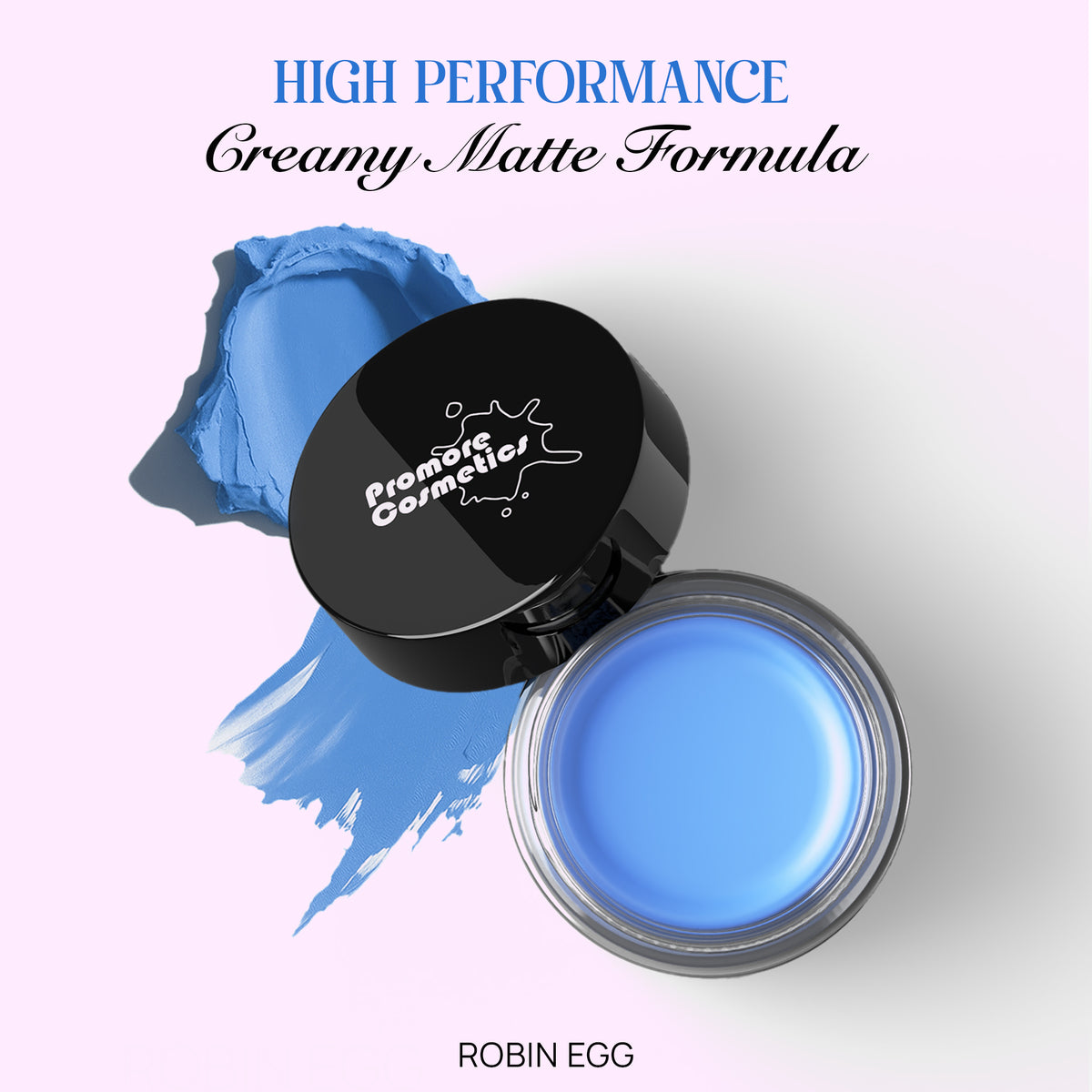 Robin Egg - Ultra Pigmented Multi-Use Eye Paint (Crease-Resistant, Long-Wear Formula)