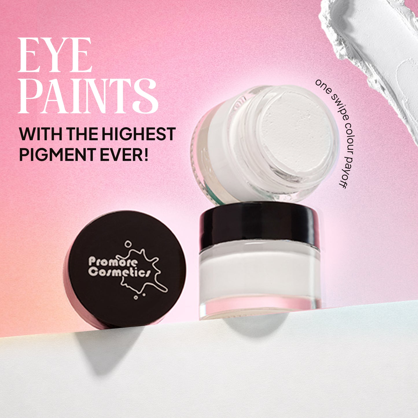 Ivory - Ultra Pigmented Multi-Use Eye Paint (Crease-Resistant, Long-Wear Formula)