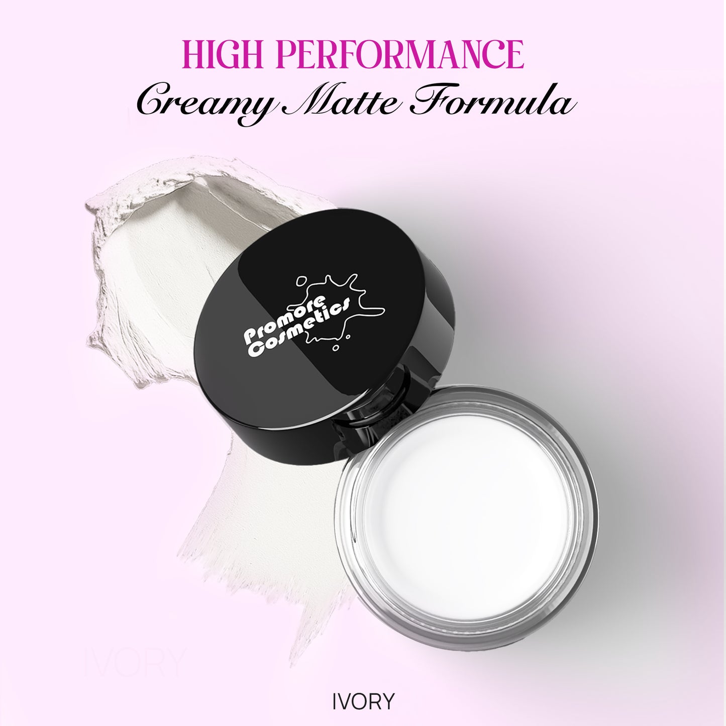Ivory - Ultra Pigmented Multi-Use Eye Paint (Crease-Resistant, Long-Wear Formula)