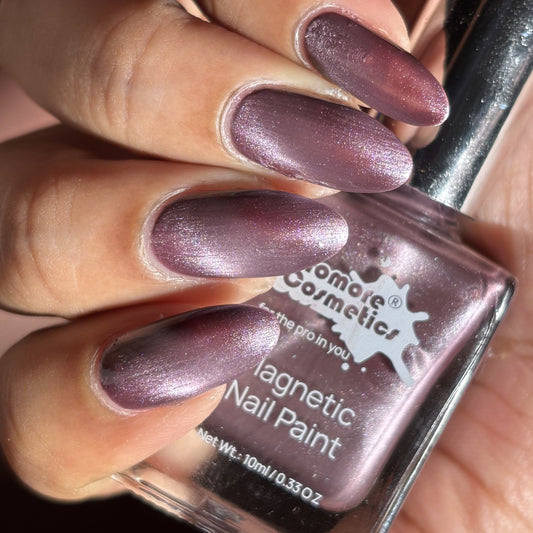 Lilac, the Promore Sparkler - Cateye Magnetic Nail Polish Non-UV, Quick Air-Dry Nail Paint