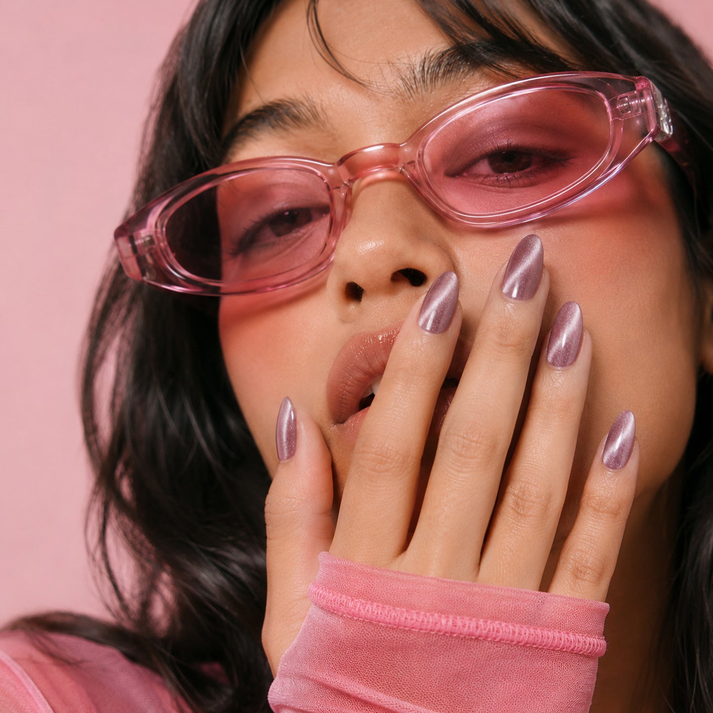 Violet, Lilac, Copper + Top Coat