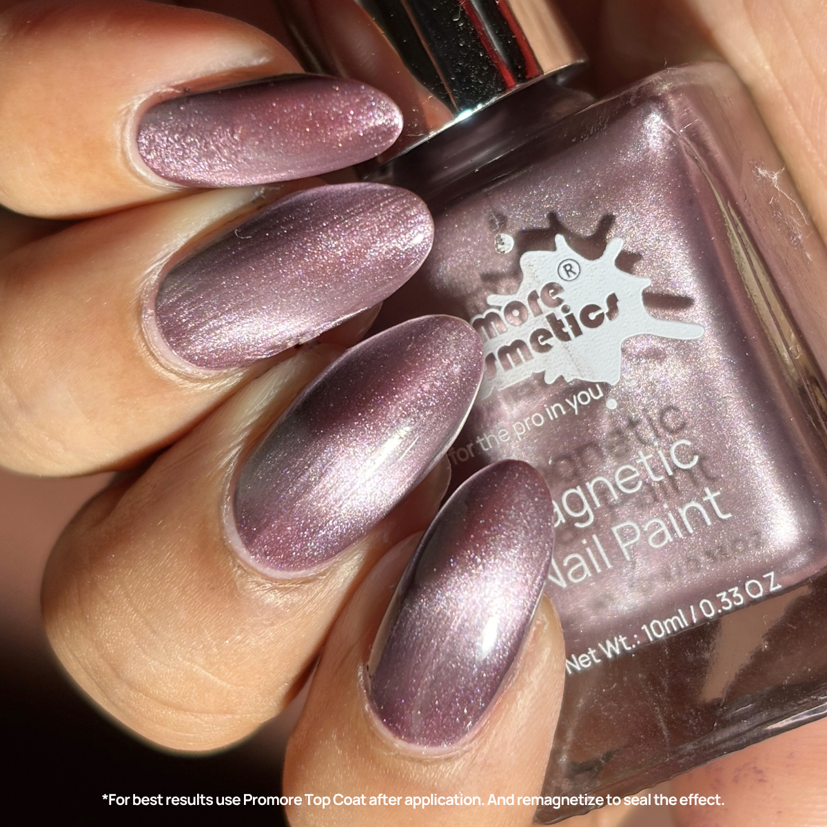 Lilac - Magnetic Nail Paint (Cat-Eye Effect, Non-UV, Quick-Dry)