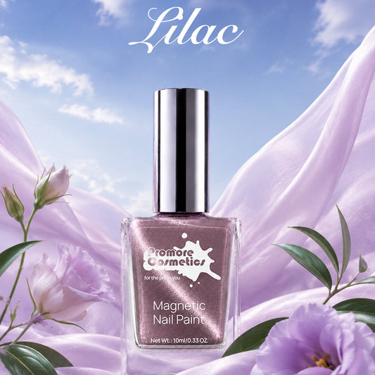 Lilac, the Promore Sparkler - Cateye Magnetic Nail Polish Non-UV, Quick Air-Dry Nail Paint