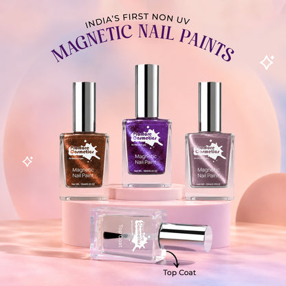 Violet, Lilac, Copper + Top Coat