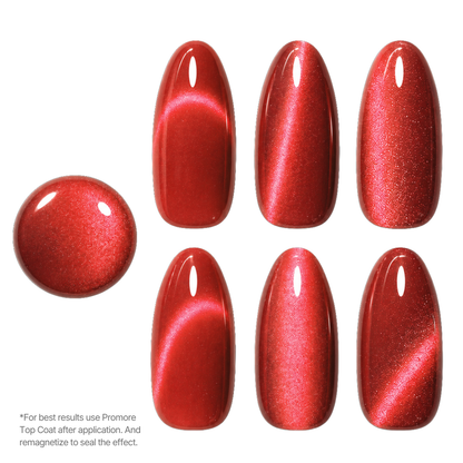 Right-Bright Set of 5 - Mercury, Lagoon, Copper, Ruby, Violet (Cat-Eye Effect, Non-UV, Quick-Dry)
