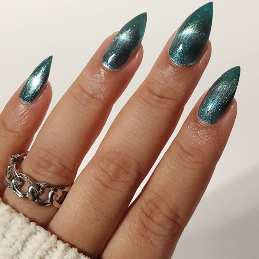 Arctic, the Promore Sparkler - Magnetic Nail Paint (Cat-Eye Effect, Non-UV, Quick-Dry)