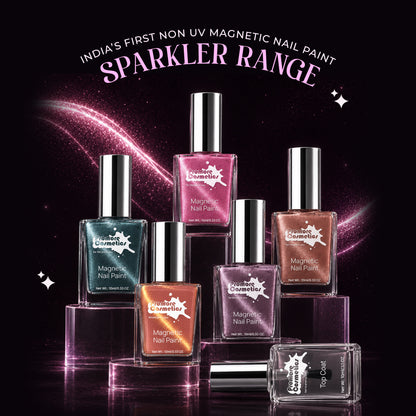 Lilac, Lotus, Latte, Arctic + Top Coat