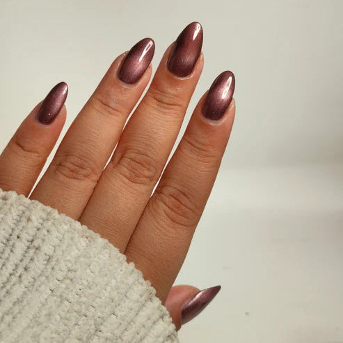 Copper, The Promore Silk Touch -  Magnetic Nail Paint (Cat-Eye Effect, Non-UV, Quick-Dry)